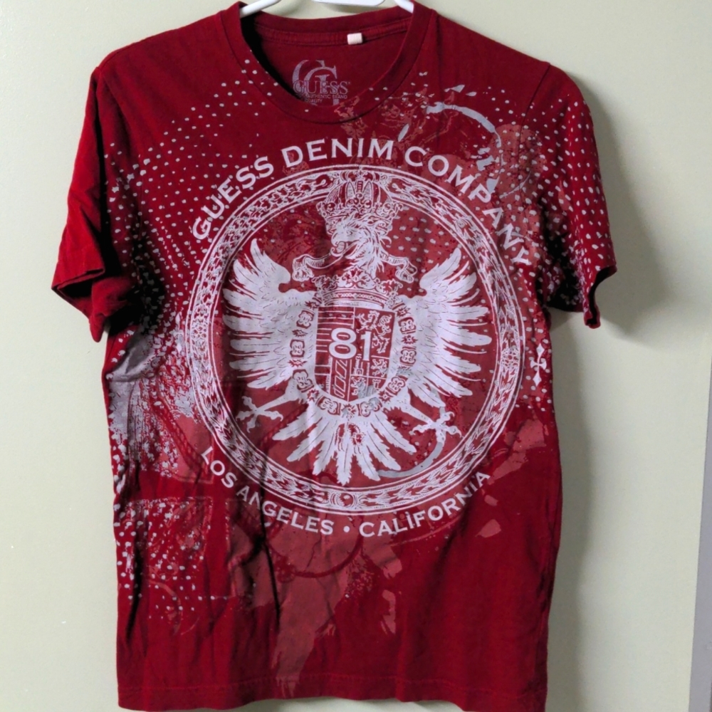 Guess Red Graphic T-Shirt